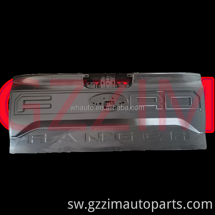 rear door decorative board body kit tail door plate metal back gate board for ranger 2022+